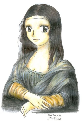 Mona Lisa ''Manga Style'' by NISAI