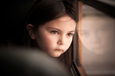 Child on Window